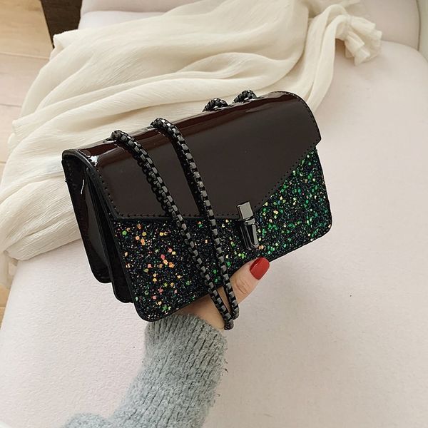 

2020 spring and summer european and american fashion tide bag small fragrance wind diamond chain shoulder messenger female bag