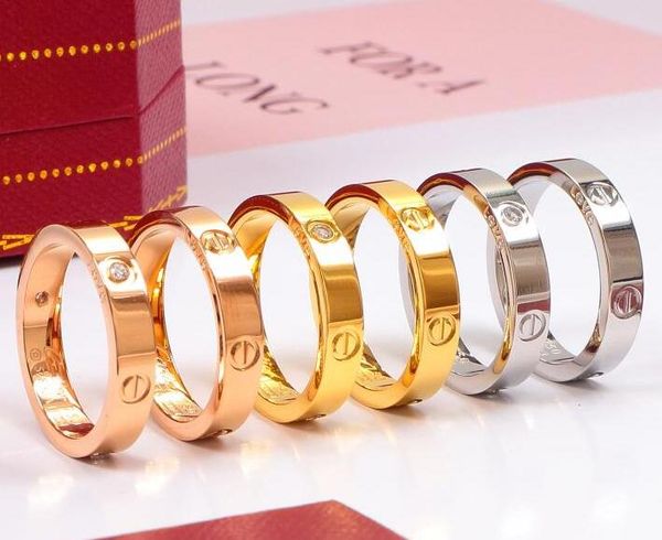 

Selling 1 lot 2 pc men women 316l titanium teel ilver ro e gold love ring gold ring for lover couple ring a gift