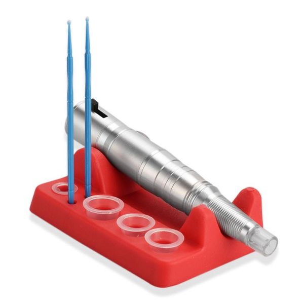 

2019 new 1pc eyebrow lip tattoo pen machine gun holder red stand makeup essential accessory professional high quality