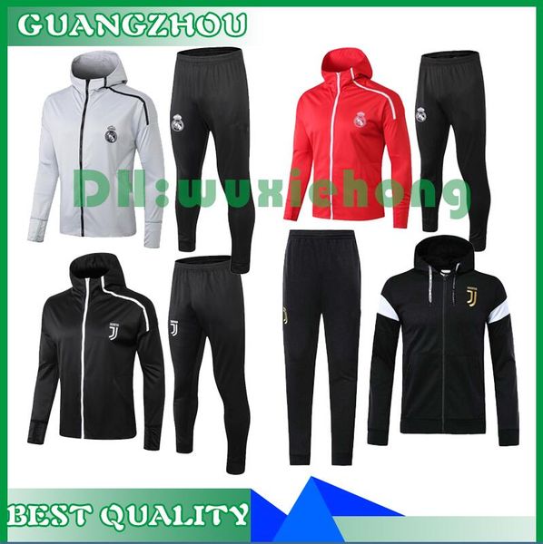 

2018 2019 real madrid track uit full zipper occer jacket hooded uit coat jacket 18 19 hazard benzema track uit ve te port wea ize xl