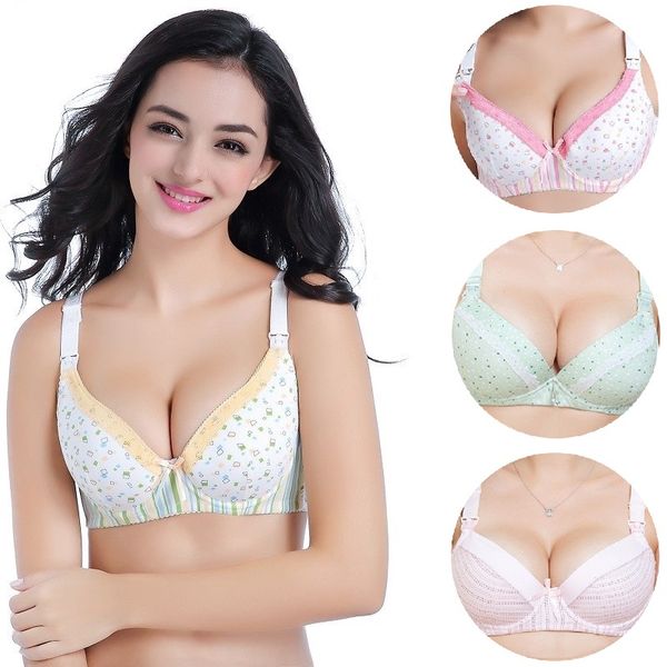 

Auri Muffy 2016 breastfeeding bra bamboo maternity underwear nursing bra pregnant women underwear maternity bra green cup BC