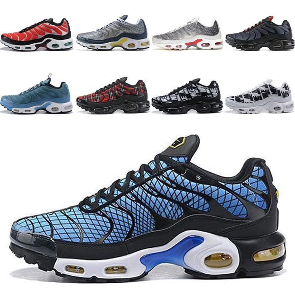 

2019 new plus shoes blue men women designer running shoes triple white black red fashion trainer discount air requin sneakers -19