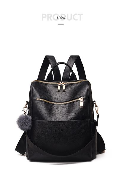

women backpack fashion leather backpacks for teenage girls female school shoulder bag large lady bagpack mochila mujer xa319h