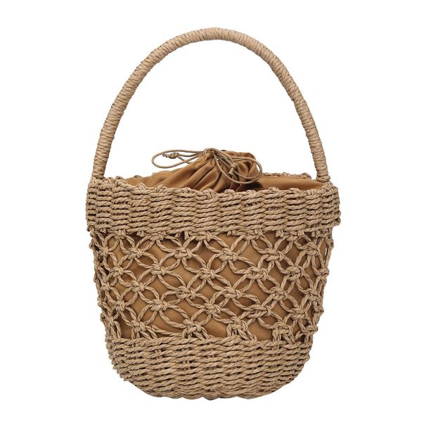 

ocardian сумки bucket женщины 2019 пляжная сумка вуд вязаная мода lady солома тканая твердая повседневный wild crossbody сумка dropship a13