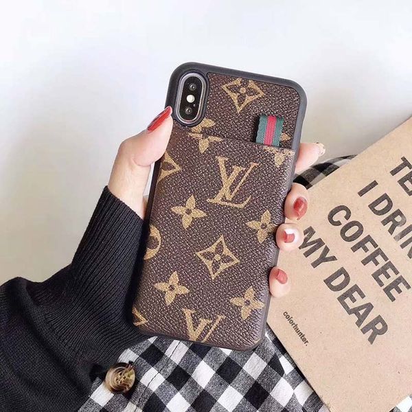 

Роскошные дизайнерский телефон дело мода телефон Чехлы для Max 6 7 8 XS XR PU кожа A756