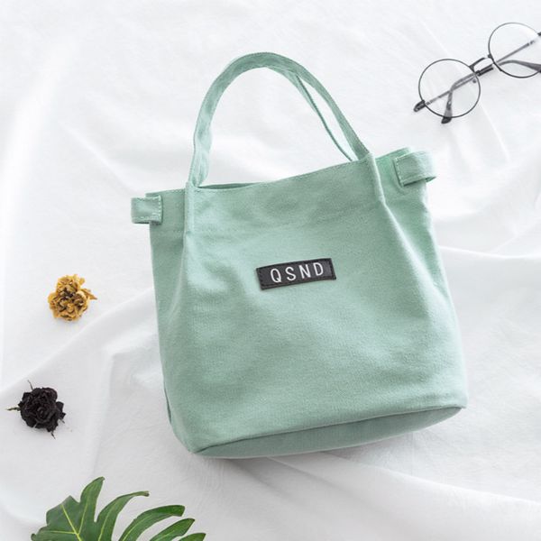 

canvas tote bag travel women female shoulder strap picnic lunch bags, Blue;pink