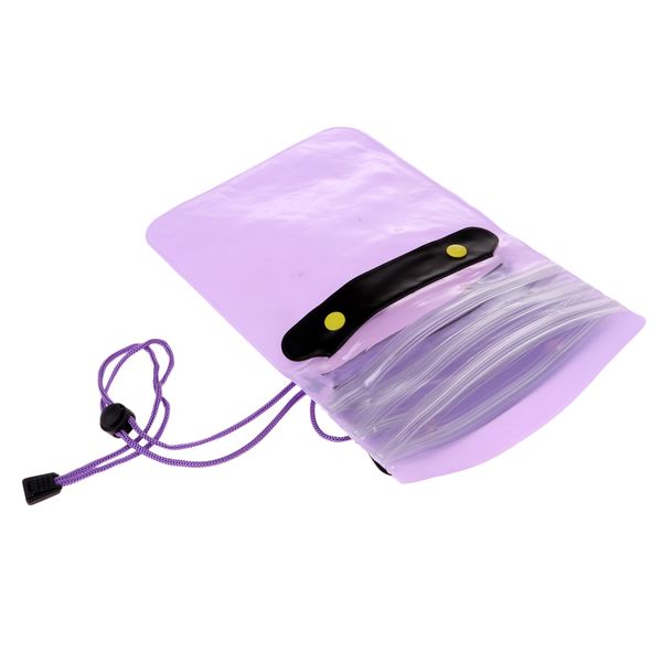 

water resistance lanyard phone case waterproof zipper pouch bag cover