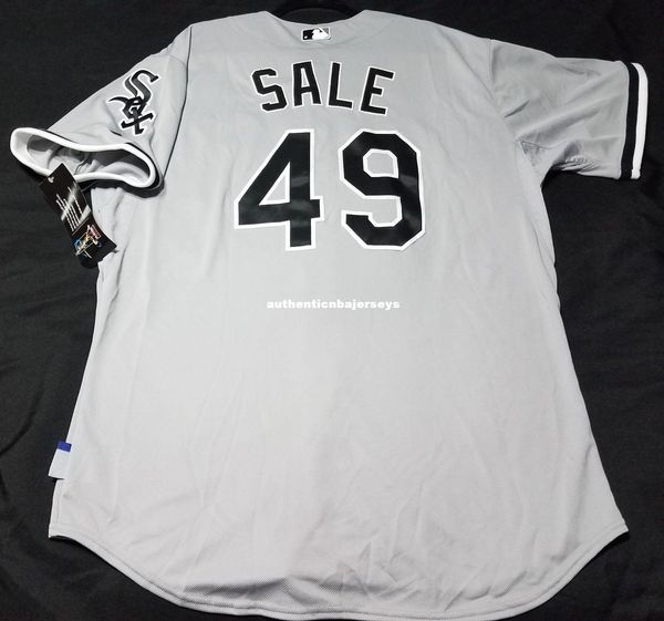 

majestic chicago #49 chris sale coolbase on field jersey mens stitched wholesale big and tall size xs-6xl baseball jerseys, Black;blue