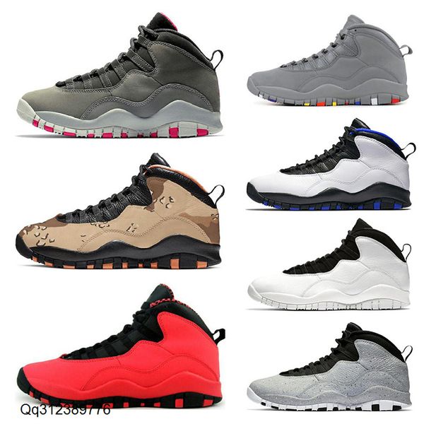

designer 10 10s mens basketball shoes desert camo tinker cement westbrook i'm back chicago dark smoke grey men sports sneakers size 7-1