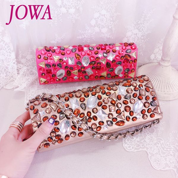 

special offer women crystal evening bags fashion shiny handbags night purse wedding lady diamond rhinestone clutches chain shoul