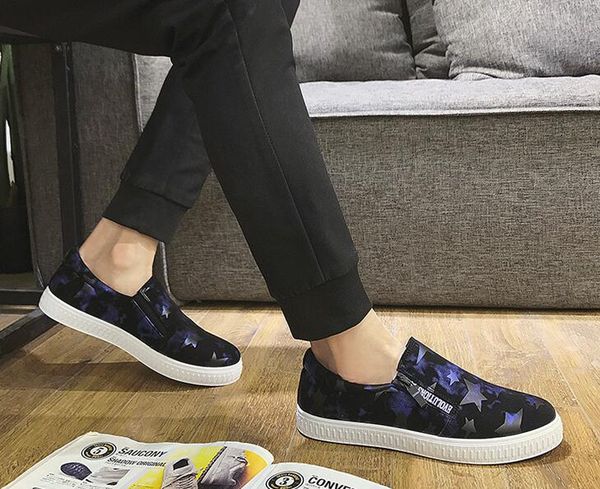 

2020 fashion denim men's espadrilles men's summer sneaker loafers breathable, Blue;gray