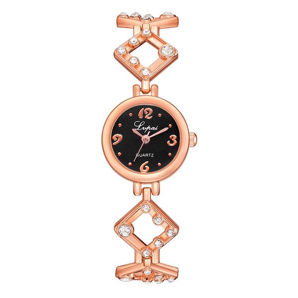 

luxury watch european and american simple casual small and delicate women's bracelet watch zegarek damski b4, Slivery;brown