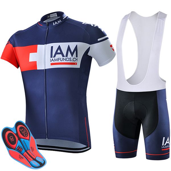 2019 Neues IAM Pro Radtrikot ropa ciclismo hombre Team Sommer Radsportbekleidung schnell trocknend Kurzarm Fahrrad Pro Maillot MTB