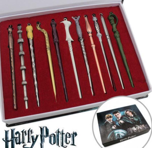 

новый 11pcs гарри magic wand set творческий крисс дети игрушки halloween cosplay performance реквизит подарочная коробка упаковка