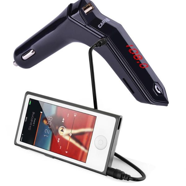 

car wireless bluetooth fm transmitter hand-calling mp3 player car charger accessories #bl35