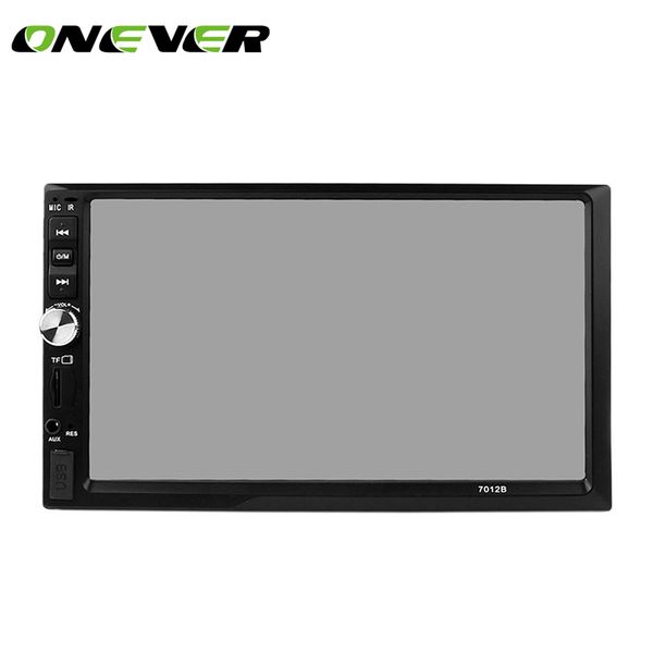 

7 " tft 4 * 45w 1080p сенсорный экран bluetooth автомобильный mp5 плеер 12v автомобильный аудио видео fm usb sd aux в поддержке камера задне