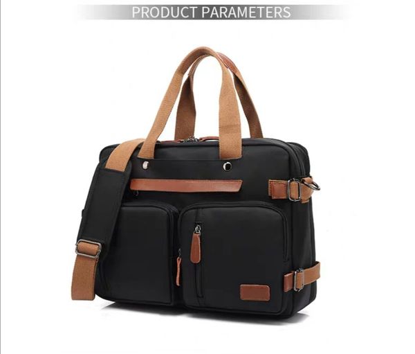 

handbag business briefcase rucksack convertible backpack lapbag 15 17 17.3 inch notebook bag shoulder messenger lapcase k1380g