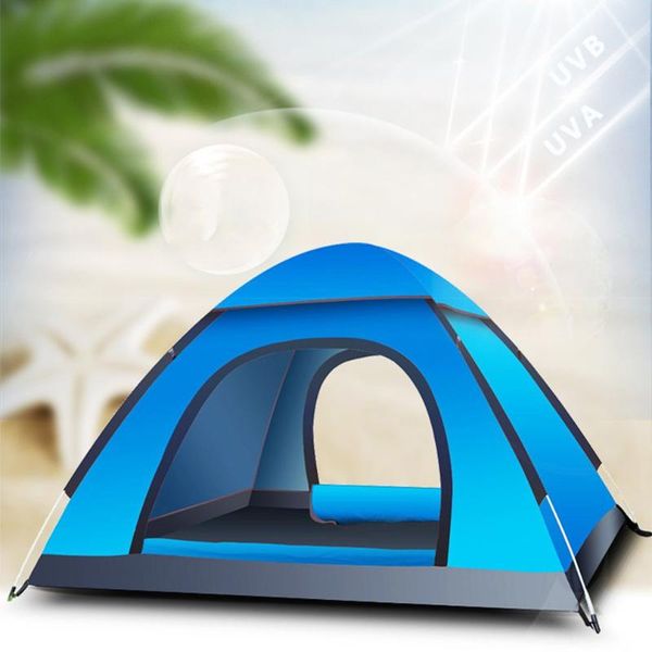 

large family camping tents 3-4 person portable tent waterproof tent shelter outdoor picnic hiking fishing recreation party ten