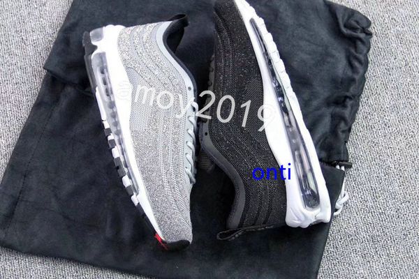 

2019 limited og ultra undefeated crystal diamond women men running shoes silver black white mens trainers sports sneakers size 36-46