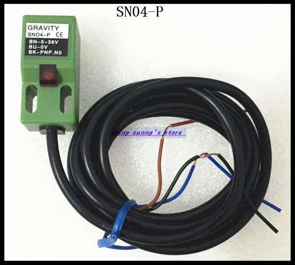 

10pieces/lot sn04-p 4mm approach sensor 5-36vdc pnp no 3 wires inductive proximity switch brand new