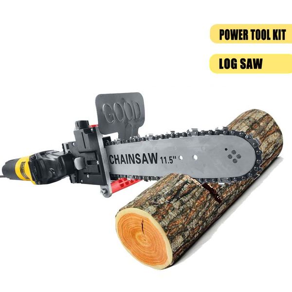 

dwangle grinder substation chain saw converter automatic fuel injection electric portable logging saw power tools kit