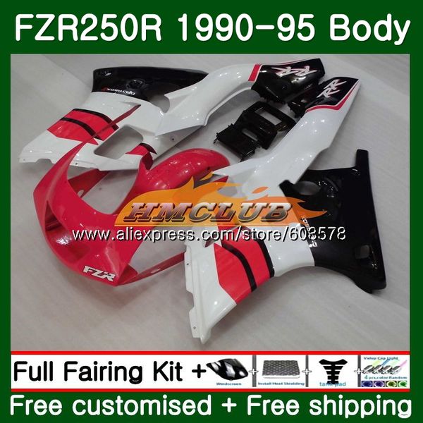

fzr250r for fzr 250r 1990 1991 1992 1993 1994 1995 125cl.12 fzr 250 fzr-250 fzr250 90 91 92 93 94 95 red white fairing, Black