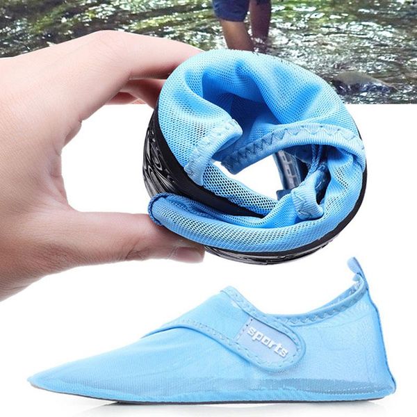 

new style men quick-dry summer beach adjustable mesh swim socks, Black