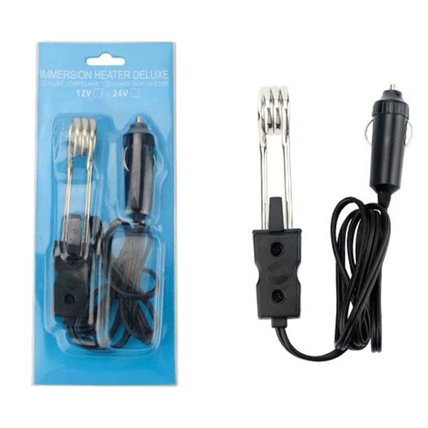 

car styling mini 12v car immersion heater coffee water auto electric heater