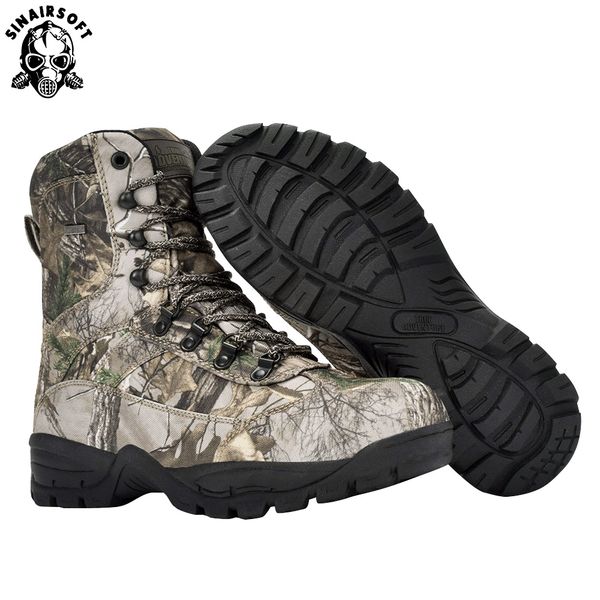 

men outdoor waterproof hiking shoes army combat tactical shoes boots fishing climbing camouflage