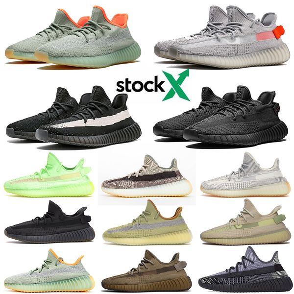 

soft kanye west v2 running shoes for men women triple s tail-light desert sage reflective desert sage reflective linen cinder marsh sneakers