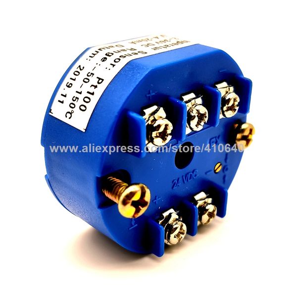 

integrated temperature module temperature transmitter 4-20ma output 0.2% accuracy -50 to +600 can be customized