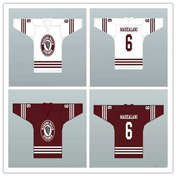 

Custom XS-5XL Danny Mahealani 6 Beacon Hills Cyclones Hockey Jersey Teen Wolf TV Series Free Shipping