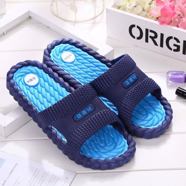 

2019. summer. soft sole. men slippers. wear-resistant. skid-resistant. beach. l. indoor. shower room. casual shoes. scuffs. w8859q., Black