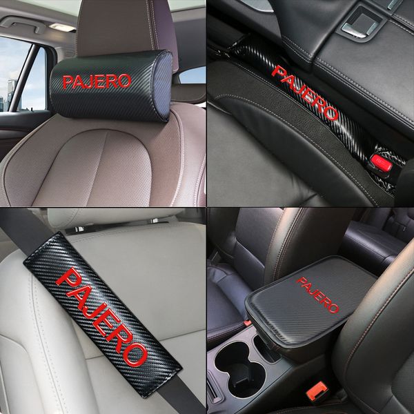 

car seat clearance plug leak - proof pad for mitsubishi pajero asx car seat head neck rest cushion support pillow headrest pad