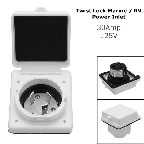 

rv marine power cord twist лекѬиекий замок белй впђкной водонепѬониаема кѬка нов