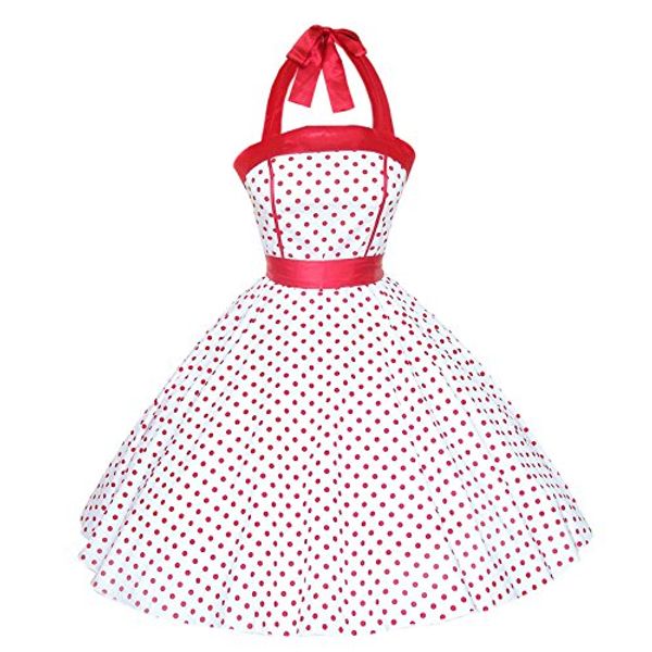 

maggie tang women's 1950s vintage rockabilly full circle dress, Black;gray