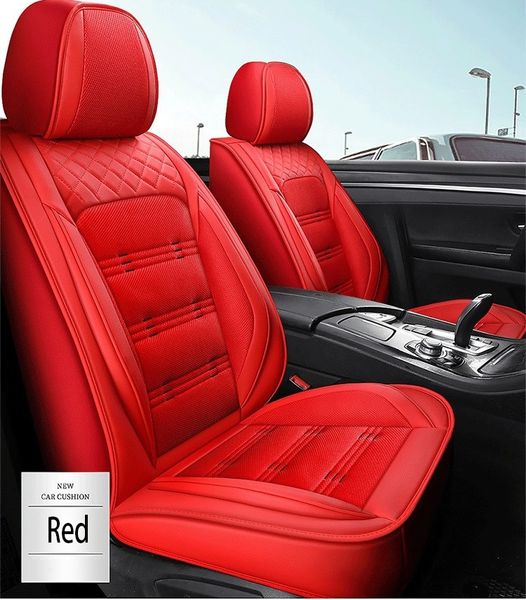 

Universal Fit Car Interior Accessories Seat Covers For Sedan PU Leather Adjuatable Five Seats Full Surround Design Seat Cover For SUV BM007