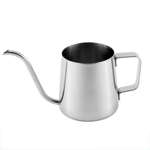 

coffee pitchers 350ml stainless steel trickle and filter type, fine mouth and long mouth pot home coffee shop competition use
