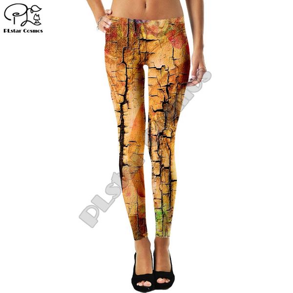 

women's leggings colorful sample candy fruit stitching digital print pants trousers stretch plus size co-10, Black