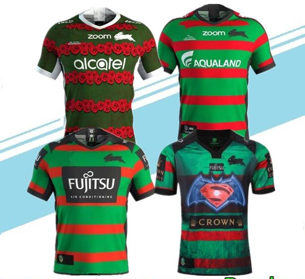 

new 2019 2020 south sydney rabbitohs football shirt 18 19 20 anzac rugby jerseys shirt australia rugby shirts