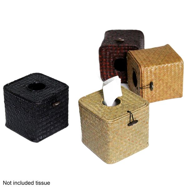 

случай хранения ручной автомобилей главная организатор офиса tissue box square таблица контейнер desktop водоросли тканые украшения салфетка