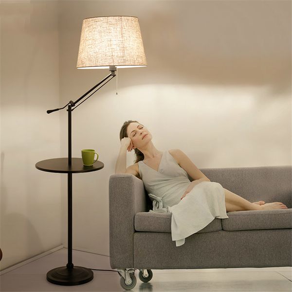 

american pallet standing floor lamps living room study pallet coffee lights table head remote control lights lampara fixture