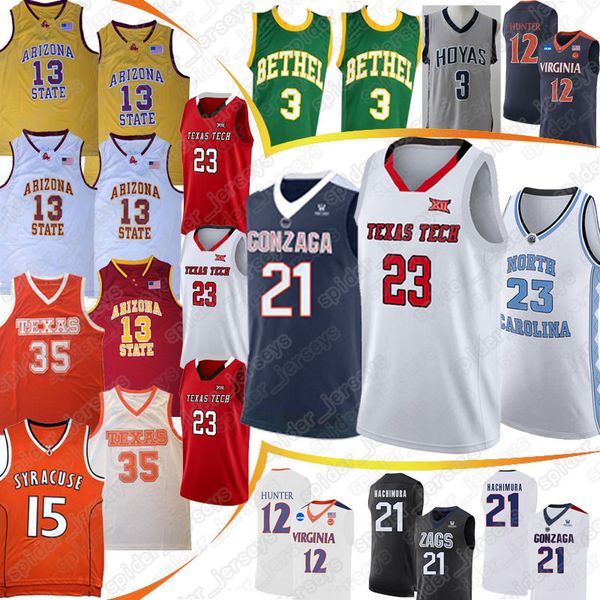 

NCAA Carmelo 15 Anthony 23 Jarrett Culver 21 Rui Hachimura Wears Allen 3 Iverson Larry 33 Bird 12 De Andre Hunter 35 Durant jerseys