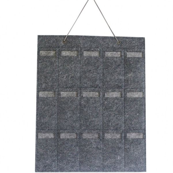 

multi pocket hanging wall hanger felt solid colors sunglass necklace earrings rings jewelry storage bag home organizer fit indoor 10lx e19