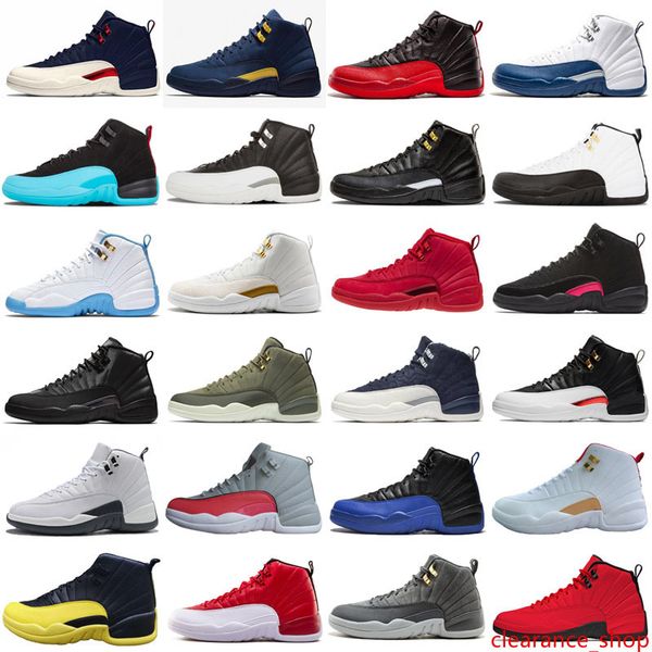 

2019 new 12s cny chinese new year white gold men outdoor shoes 12 fiba french blue game royal sneakers
