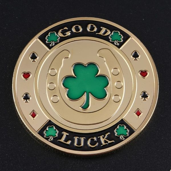 

lucky four-leaf clover chip commemorative coin collection gift souvenir art metal antiqu coin collection other home decor