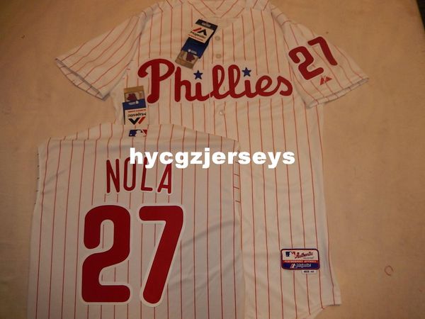 

baseball pp #27 aaron nola game p/s jersey blowout mens stitched jerseys big and tall size xs-6xl for sale, Black;blue
