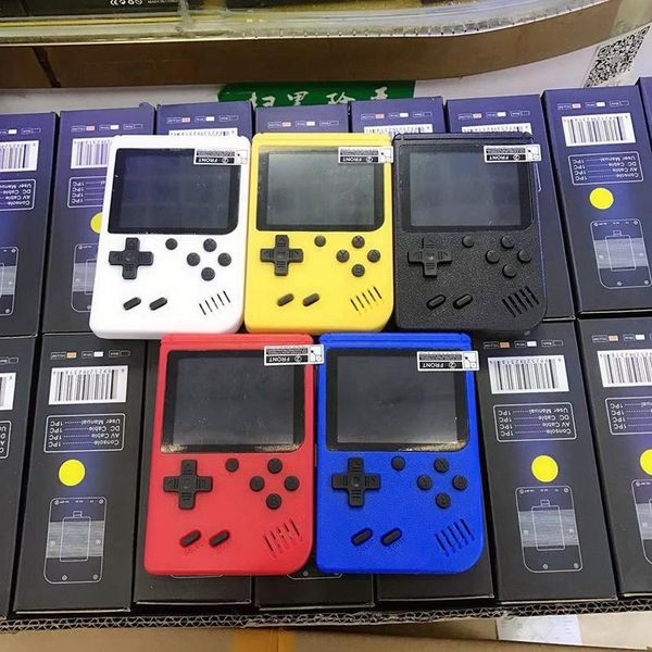

mini handheld video game console portable retro 8 bit model for fc 400 games av games color lcd game player for game