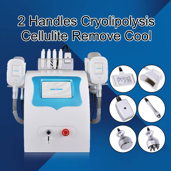 

2020 est 2 handles fat ing machine laser rf cool cryo handle cold lipolysis cryolipoly cool body sculpting machine
