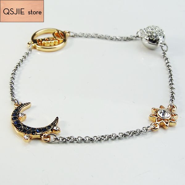 

высокое качество swa новое счастье приносит радость браслет, Golden;silver